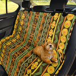 African Tribal Inspired Pattern Print Pet Car Back Seat Cover