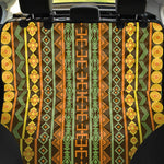 African Tribal Inspired Pattern Print Pet Car Back Seat Cover