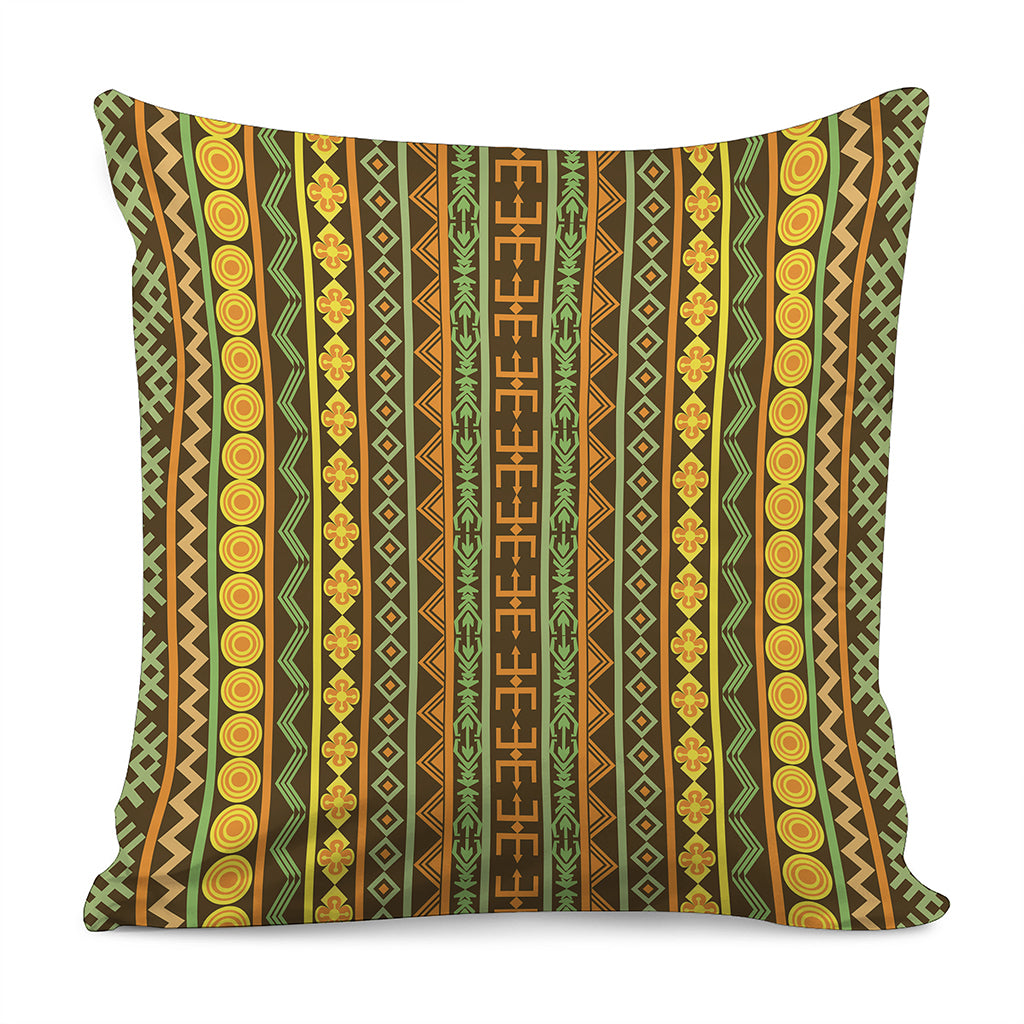 African Tribal Inspired Pattern Print Pillow Cover
