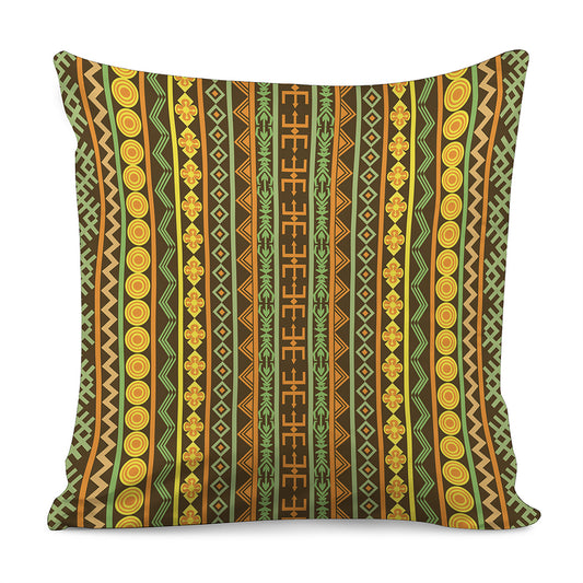 African Tribal Inspired Pattern Print Pillow Cover