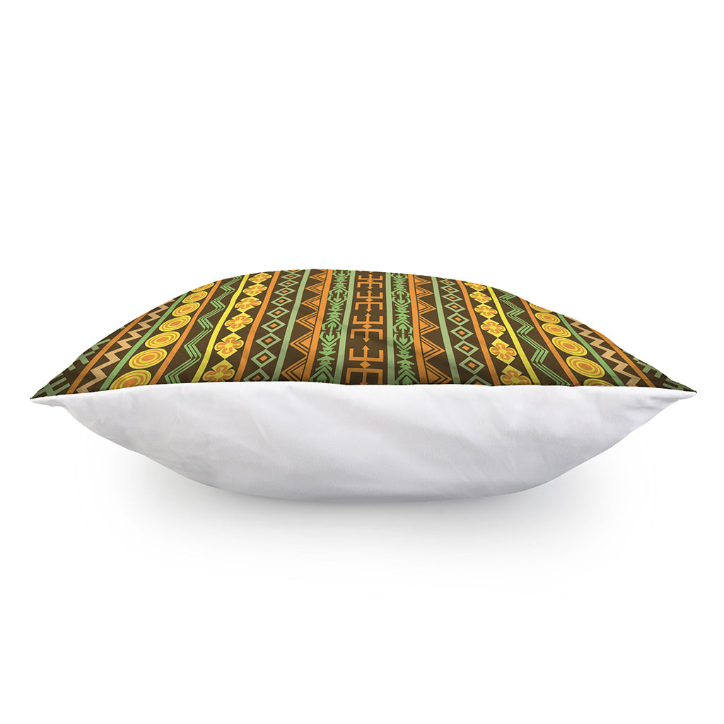 African Tribal Inspired Pattern Print Pillow Cover