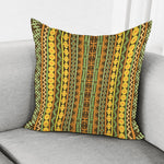 African Tribal Inspired Pattern Print Pillow Cover