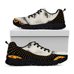 African Woman Print Black Sneakers