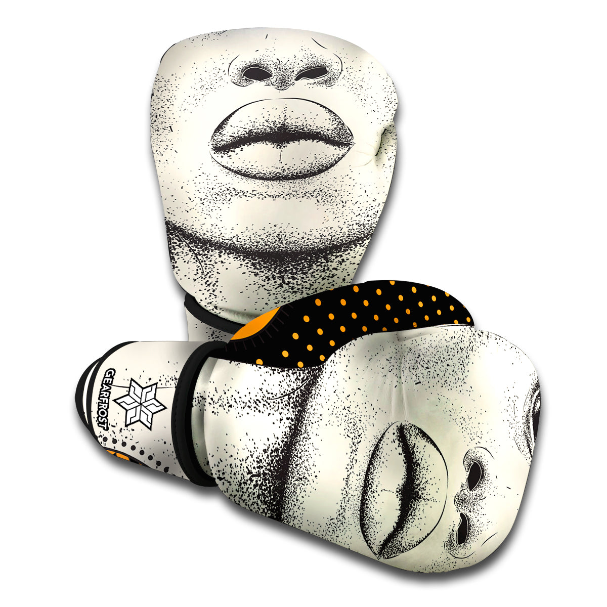 African Woman Print Boxing Gloves