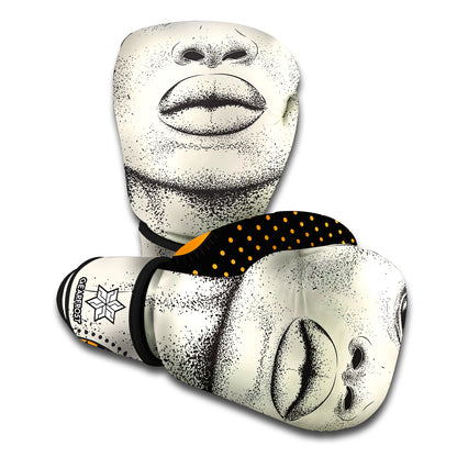 African Woman Print Boxing Gloves