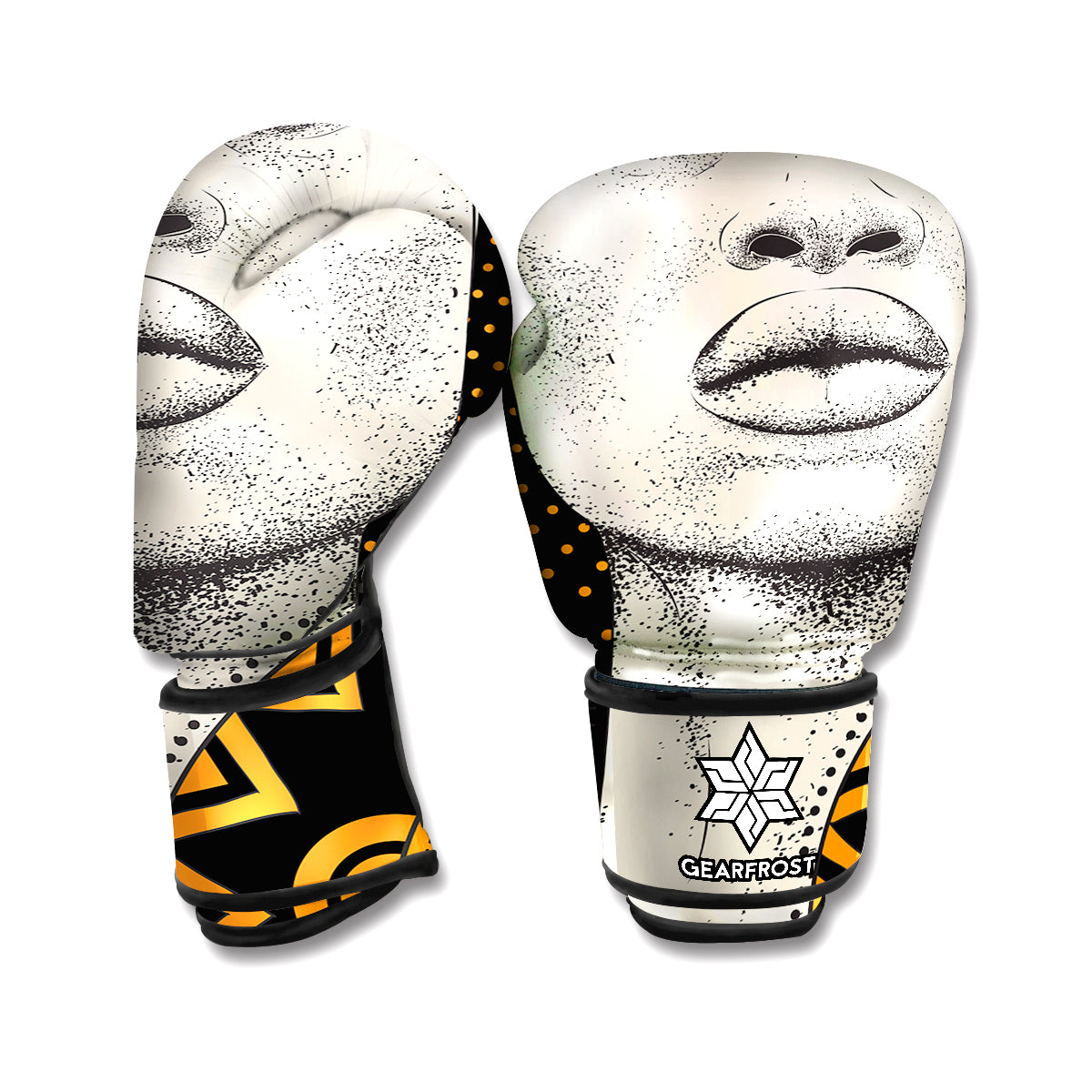 African Woman Print Boxing Gloves
