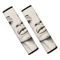 African Woman Print Car Seat Belt Covers