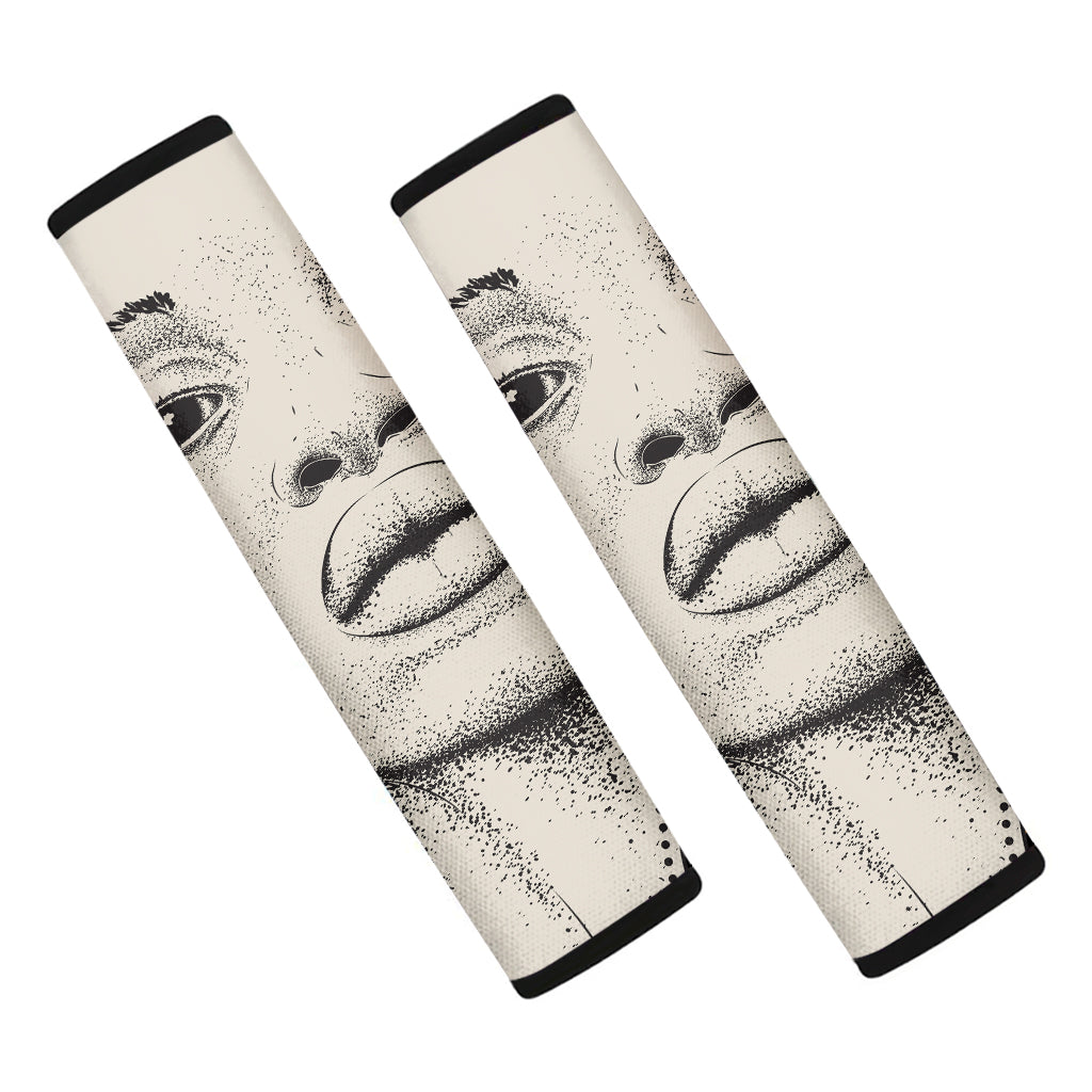African Woman Print Car Seat Belt Covers