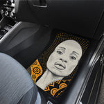African Woman Print Front Car Floor Mats