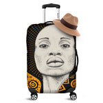 African Woman Print Luggage Cover
