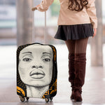 African Woman Print Luggage Cover