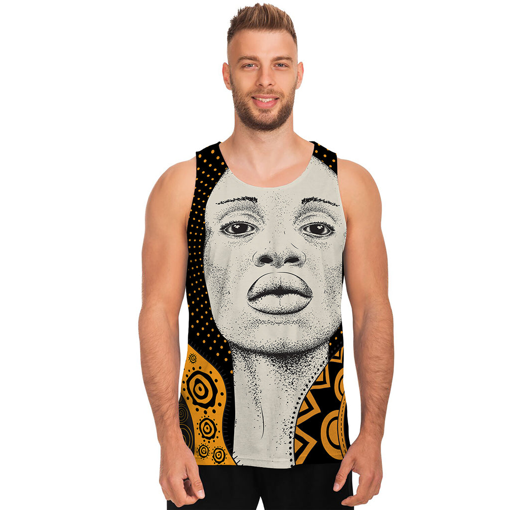 African Woman Print Men's Tank Top