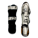 African Woman Print Muay Thai Shin Guard