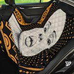 African Woman Print Pet Car Back Seat Cover