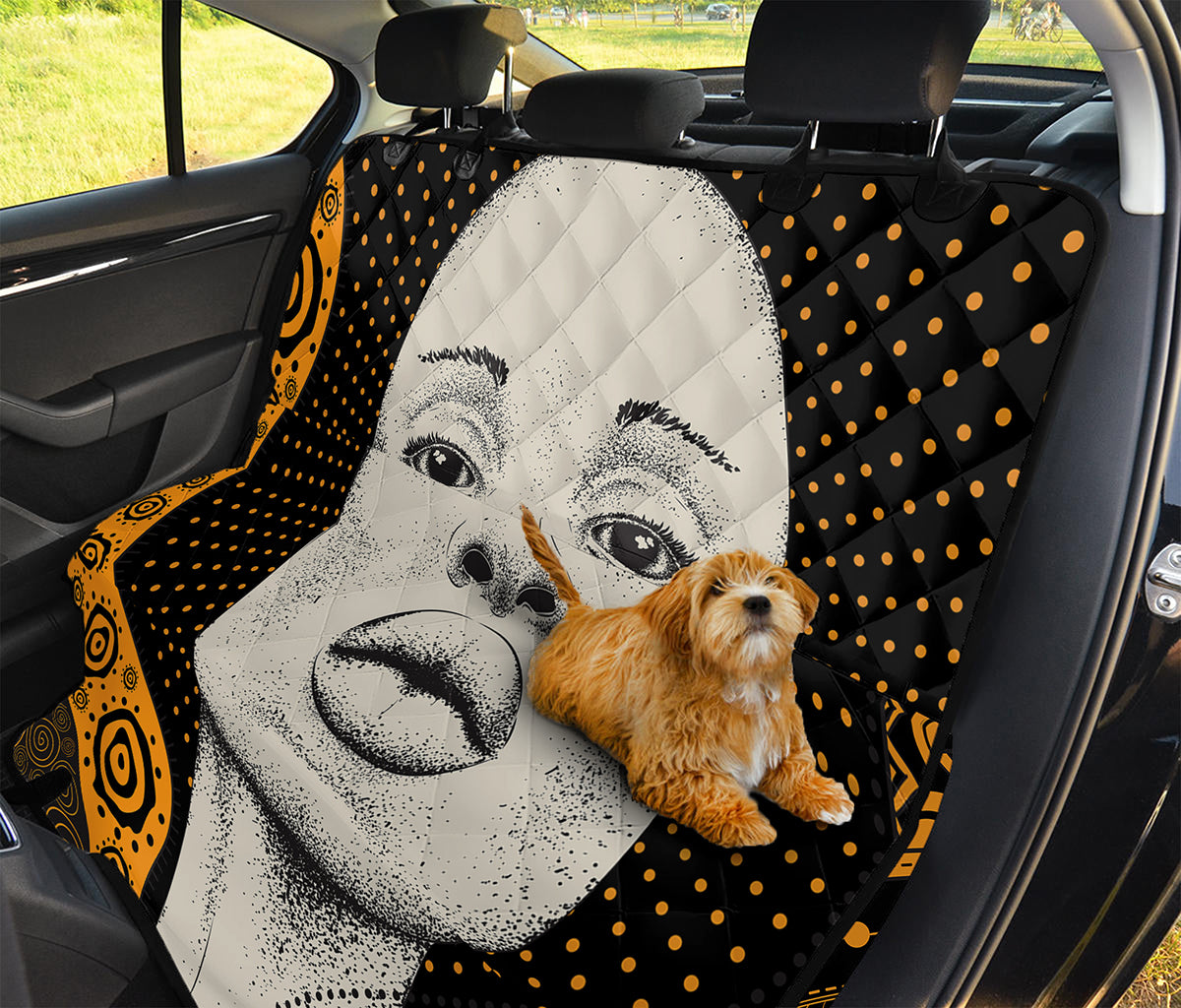 African Woman Print Pet Car Back Seat Cover