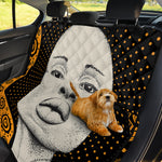 African Woman Print Pet Car Back Seat Cover