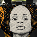 African Woman Print Pet Car Back Seat Cover