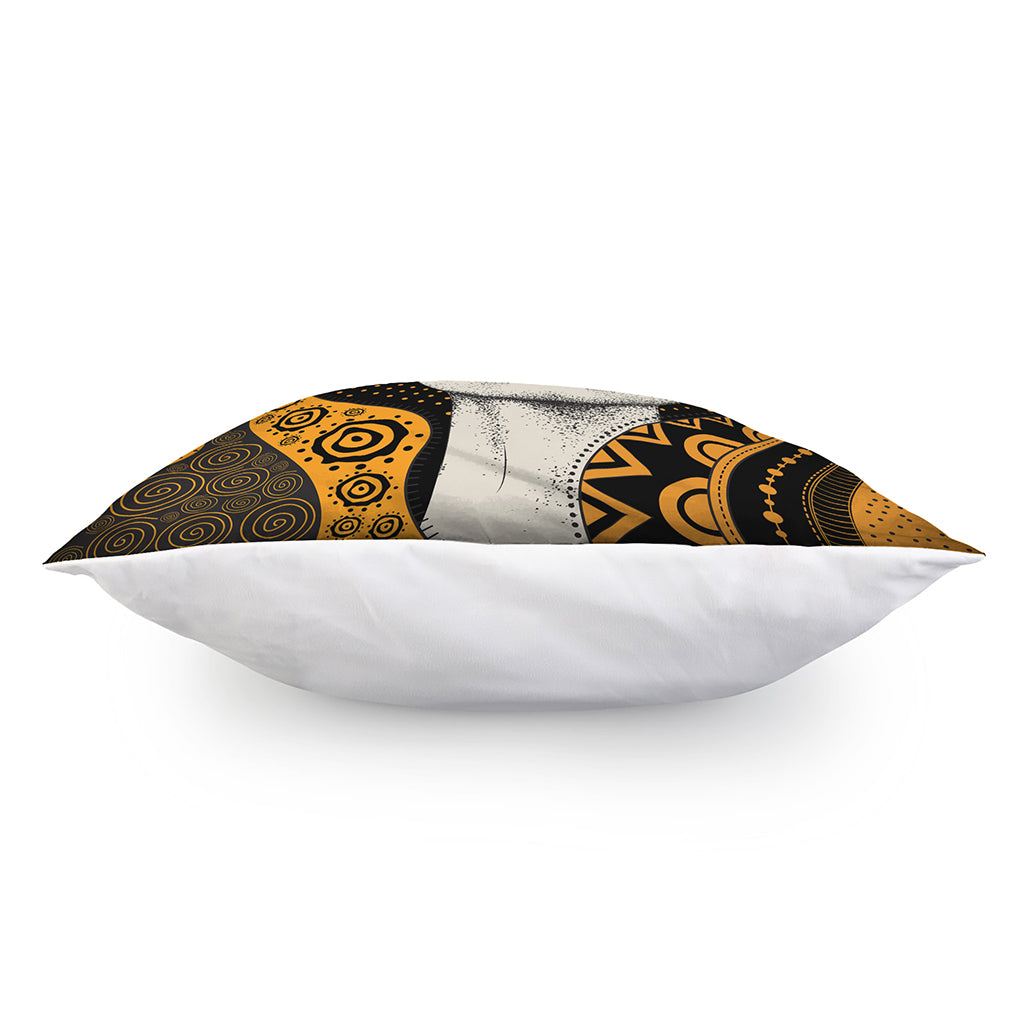 African Woman Print Pillow Cover