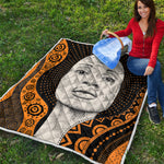 African Woman Print Quilt