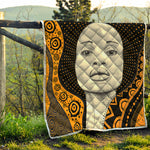 African Woman Print Quilt