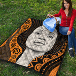 African Woman Print Quilt