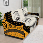 African Woman Print Sofa Cover