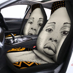 African Woman Print Universal Fit Car Seat Covers