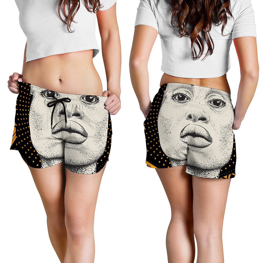 African Woman Print Women's Shorts