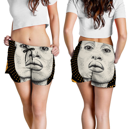 African Woman Print Women's Shorts