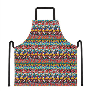 Afro African Ethnic Pattern Print Apron