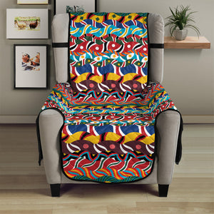 Afro African Ethnic Pattern Print Armchair Protector