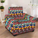 Afro African Ethnic Pattern Print Armchair Slipcover