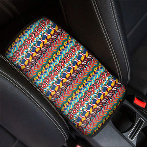 Afro African Ethnic Pattern Print Car Center Console Cover