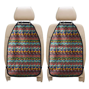 Afro African Ethnic Pattern Print Car Seat Organizers