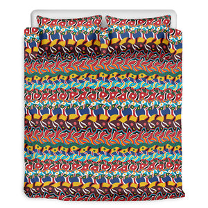 Afro African Ethnic Pattern Print Duvet Cover Bedding Set