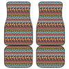 Afro African Ethnic Pattern Print Front and Back Car Floor Mats