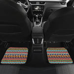 Afro African Ethnic Pattern Print Front and Back Car Floor Mats