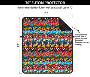 Afro African Ethnic Pattern Print Futon Protector