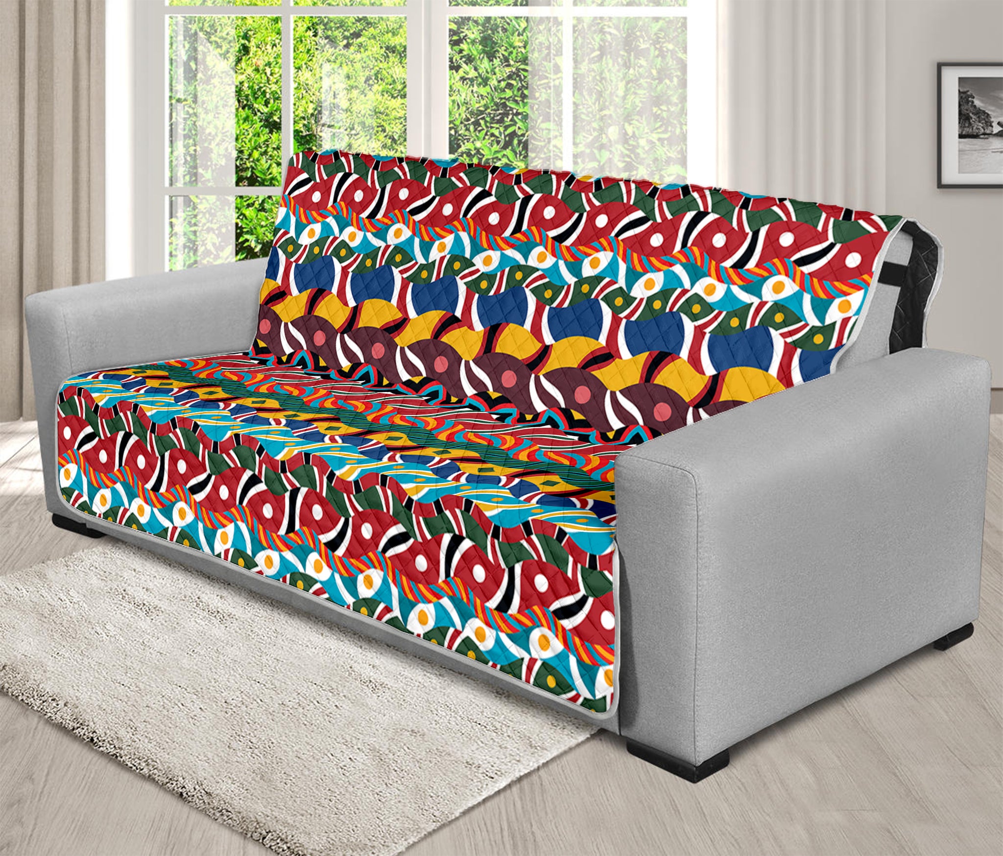 Afro African Ethnic Pattern Print Futon Protector