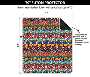 Afro African Ethnic Pattern Print Futon Protector