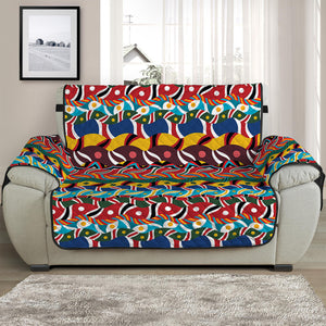 Afro African Ethnic Pattern Print Half Sofa Protector