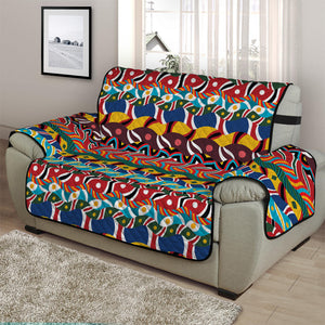 Afro African Ethnic Pattern Print Half Sofa Protector