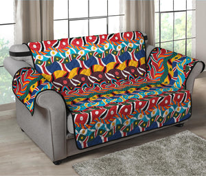 Afro African Ethnic Pattern Print Loveseat Protector