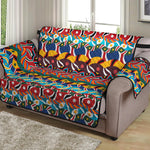 Afro African Ethnic Pattern Print Loveseat Protector