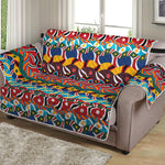 Afro African Ethnic Pattern Print Loveseat Protector