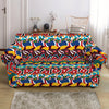 Afro African Ethnic Pattern Print Loveseat Slipcover