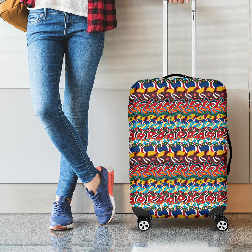 Afro African Ethnic Pattern Print Luggage Cover