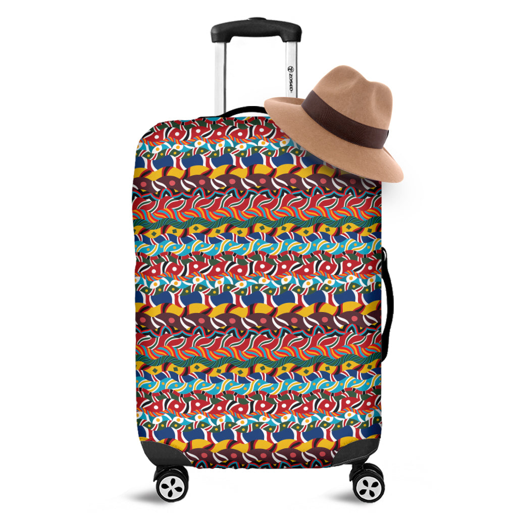 Afro African Ethnic Pattern Print Luggage Cover