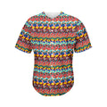 Afro African Ethnic Pattern Print Men's Baseball Jersey