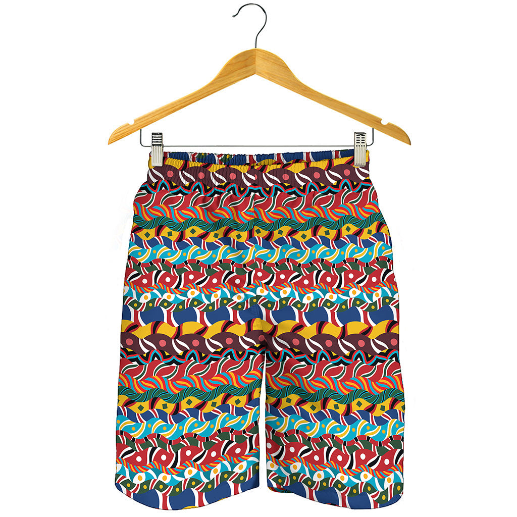 Afro African Ethnic Pattern Print Men's Shorts